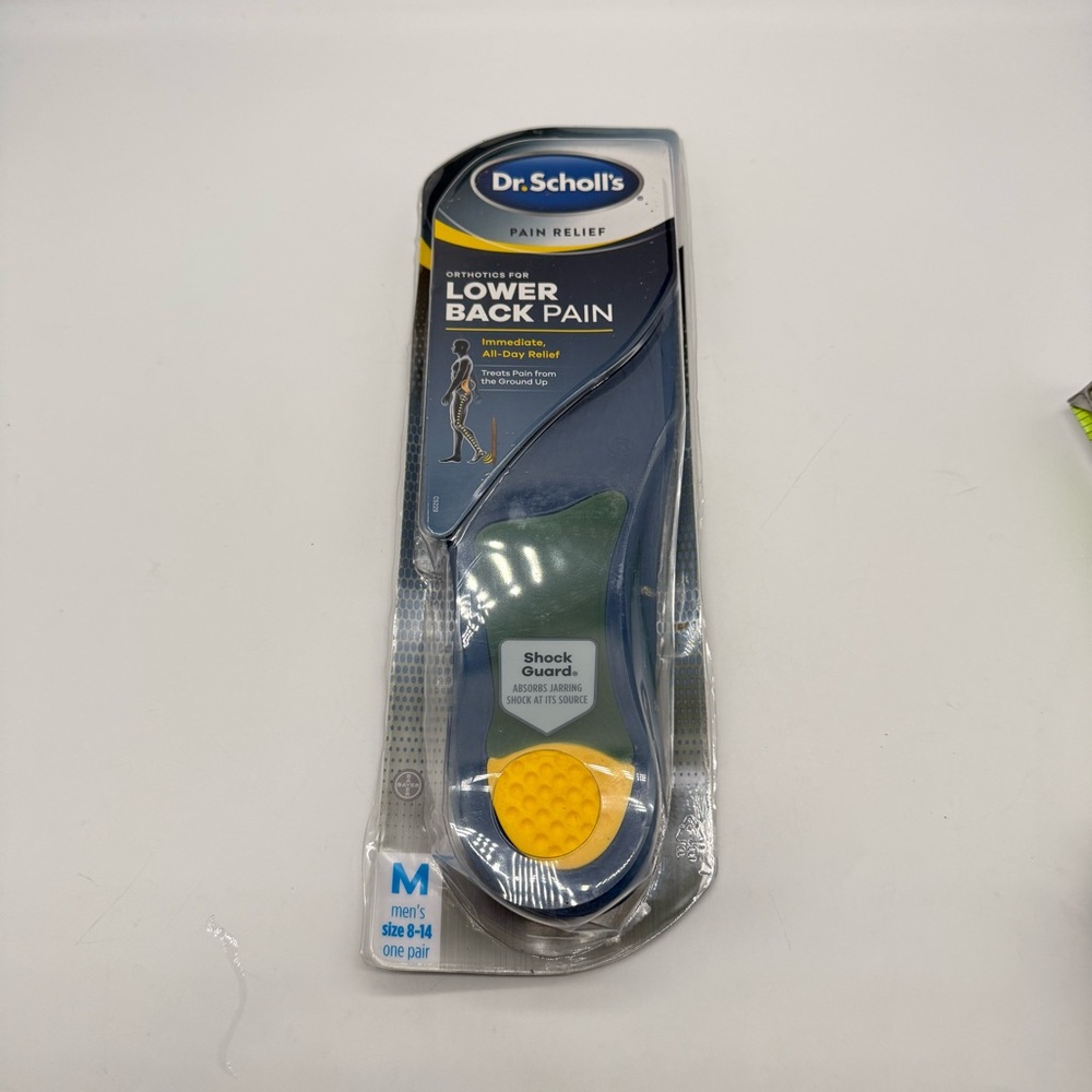 Dr. Scholls LOWER BACK PAIN insoles MEN ( size 8 - 14 )